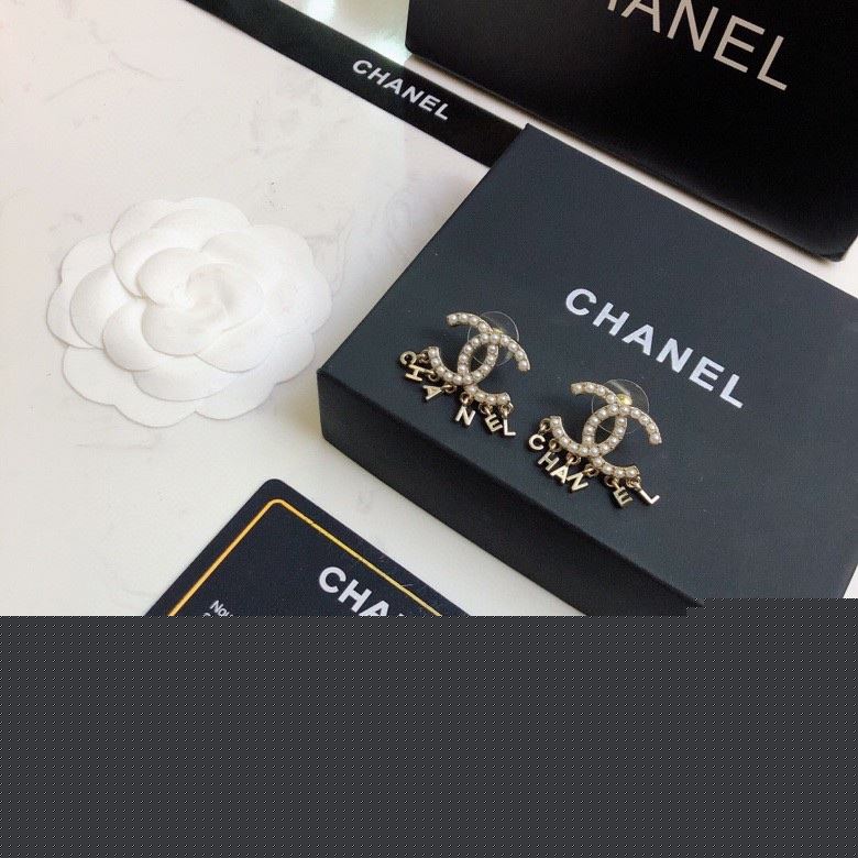 Ch*el earrings